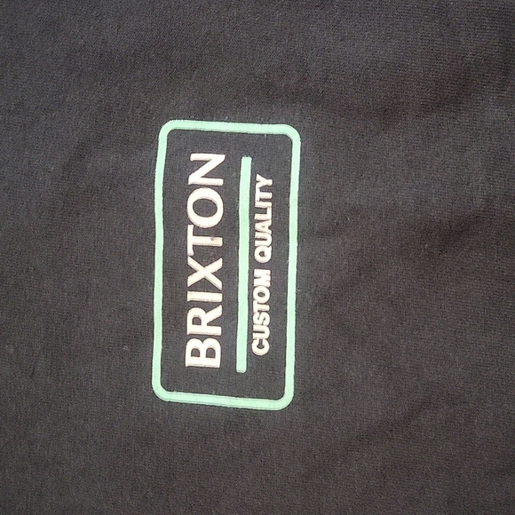 NWT Men's Large Brixton L/S "Palmer Proper" Black T-Shirt - Picture 2 of 5